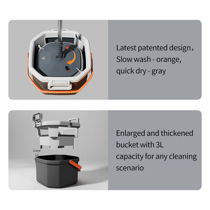 Cleanyx™ SpinClean Mop & Bucket System